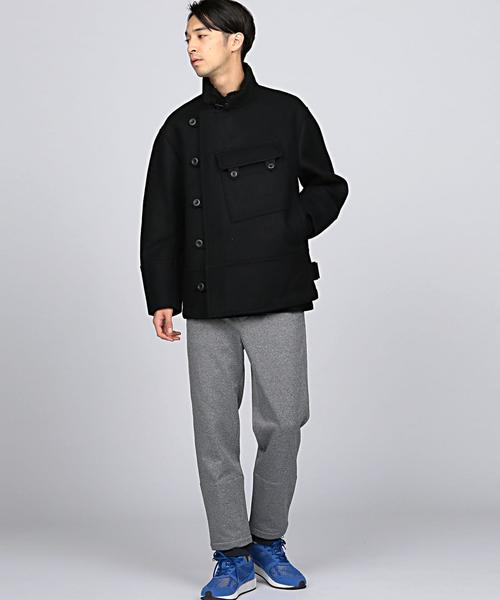 EN ROUTE（アンルート）の「ENR メルトンスタンドカラーブルゾン◆（その他アウター・メンズ・ブラック・2/1/3）」の5枚目の写真