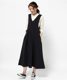 1％ | 【1% SHUHEI OGAWA】ストレッチWクロスワンピース(ワンピース)