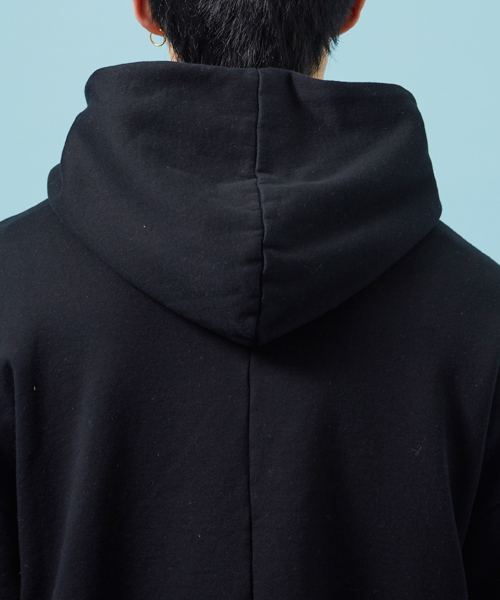 STUDIOUS（ステュディオス）の「【STUDIOUS】ガーメントダイハーフジップパーカー（パーカー・メンズ・ブラック/グレー・2/1）」の7枚目の写真
