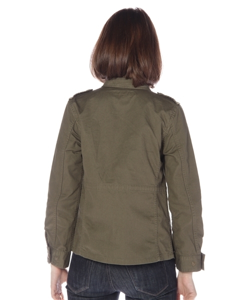 BEAUTY&YOUTH UNITED ARROWS(ビューティーアンドユースユナイテッドアローズ)の「BY ブロークンF2アーミージャケット ◆(ミリタリージャケット・レディース・オリーブ/モカ・SMALL/MEDIUM)」の10枚目の写真