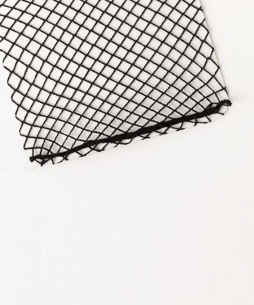 BEAUTY&YOUTH UNITED ARROWS（ビューティーアンドユースユナイテッドアローズ）の「BYフィッシュネット ショートソックス ◆（ソックス/靴下・レディース・ホワイト/ブラック・FREE）」の4枚目の写真