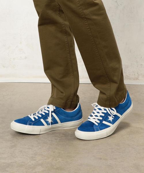 CONVERSE（コンバース）の「[コンバース] BC CONVERSE STAR&BARS SUEDE / スター&バーズ スニーカー ◆（スニーカー・メンズ・ベージュ/コバルトブルー・26cm/26.5cm/27.5cm/27cm/28cm）」の9枚目の写真