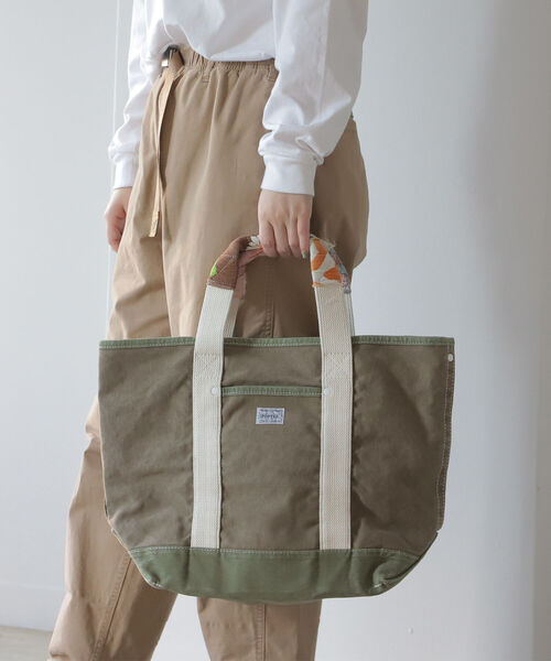 PORTER（ポーター）の「PORTER×fennica×B印 YOSHIDA / 別注 ラグハンドル トートバッグ（M）（トートバッグ・メンズ・ホワイト/ブラック/ネイビー/カーキ・ONE SIZE）」の10枚目の写真