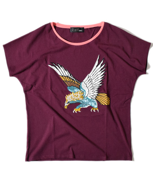ALDIES（アールディーズ）の「Eagle T / イーグルT（Tシャツ/カットソー・メンズ・ブラック/ライトブルー/ホワイト/バーガンディー・SMALL/LARGE/MEDIUM/X-LARGE/X-SMALL）」の11枚目の写真