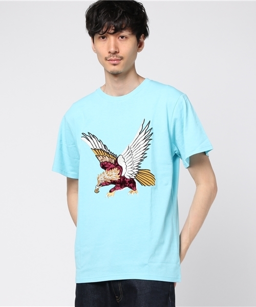ALDIES（アールディーズ）の「Eagle T / イーグルT（Tシャツ/カットソー・メンズ・ブラック/ライトブルー/ホワイト/バーガンディー・SMALL/LARGE/MEDIUM/X-LARGE/X-SMALL）」の13枚目の写真