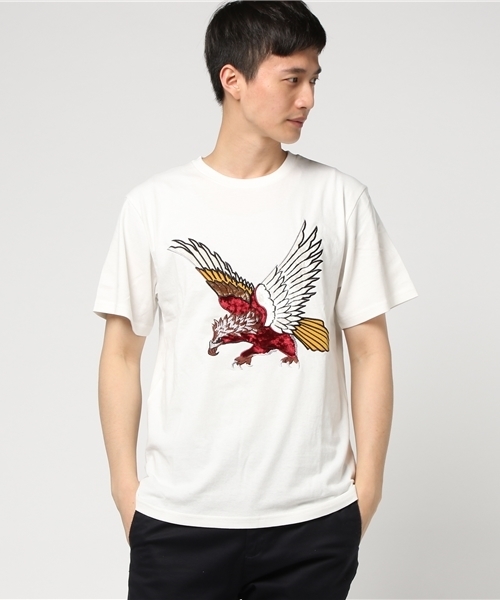 ALDIES（アールディーズ）の「Eagle T / イーグルT（Tシャツ/カットソー・メンズ・ブラック/ライトブルー/ホワイト/バーガンディー・SMALL/LARGE/MEDIUM/X-LARGE/X-SMALL）」の14枚目の写真