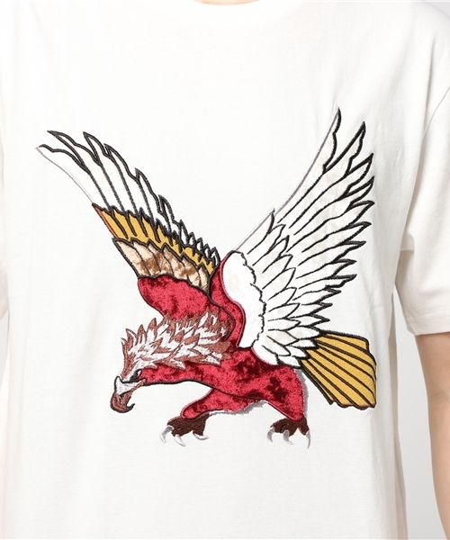 ALDIES（アールディーズ）の「Eagle T / イーグルT（Tシャツ/カットソー・メンズ・ブラック/ライトブルー/ホワイト/バーガンディー・SMALL/LARGE/MEDIUM/X-LARGE/X-SMALL）」の6枚目の写真