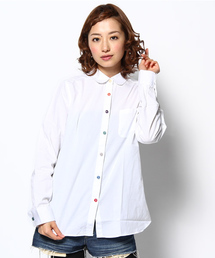 WEGO | カラフルボタンLSシャツ(シャツ/ブラウス)