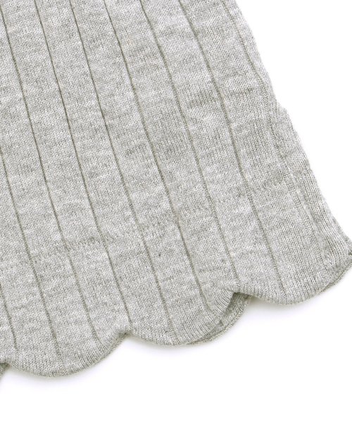 apres les cours(アプレレクール)の「ベアトップ×裾スカラップTシャツ(Tシャツ/カットソー・キッズ・グレー/レッド/イエロー・100/110/120/130/140/80/90)」の14枚目の写真