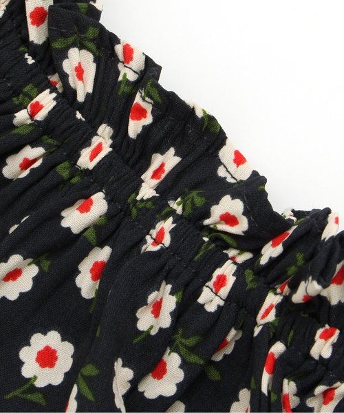 apres les cours(アプレレクール)の「ベアトップ×裾スカラップTシャツ(Tシャツ/カットソー・キッズ・グレー/レッド/イエロー・100/110/120/130/140/80/90)」の16枚目の写真