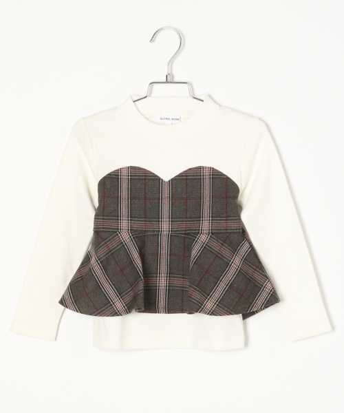 GLOBAL WORK（グローバルワーク）の「【キッズ】アソートビスチェレイヤー長袖/772297（Tシャツ/カットソー・キッズ・グレー/ブラウン/ブラック・LARGE/MEDIUM/SMALL/X-LARGE/XX-LARGE）」の19枚目の写真