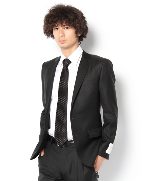 UNITED ARROWS WHITE LABEL スーツ ブラック UNITED ARROWS（ユナイテッドアローズ）の「WHITE LABEL