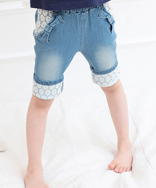 Rora(ローラ)の「キャンディ スキニー(デニムパンツ・キッズ・ワンウォッシュ・90cm/110cm/130cm/100cm/120cm/140cm/150cm)」の20枚目の写真