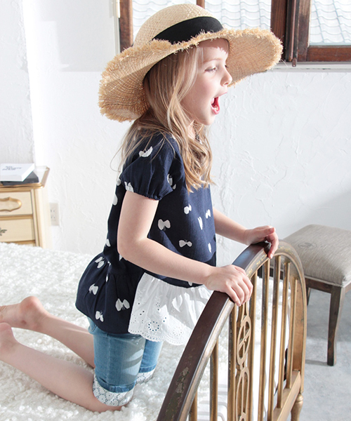 Rora(ローラ)の「キャンディ スキニー(デニムパンツ・キッズ・ワンウォッシュ・90cm/110cm/130cm/100cm/120cm/140cm/150cm)」の2枚目の写真