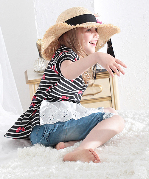 Rora(ローラ)の「キャンディ スキニー(デニムパンツ・キッズ・ワンウォッシュ・90cm/110cm/130cm/100cm/120cm/140cm/150cm)」の4枚目の写真