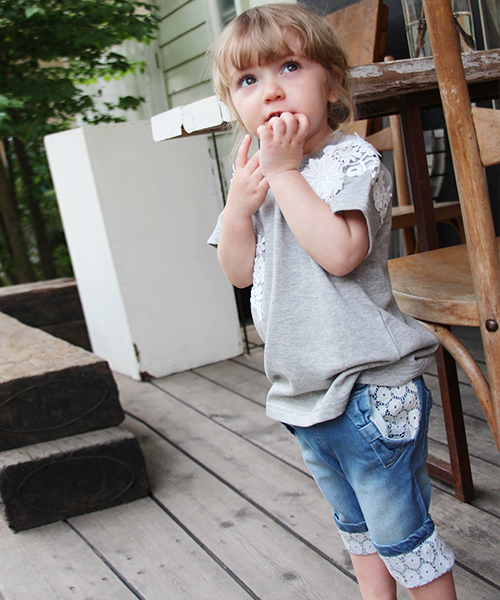 Rora(ローラ)の「キャンディ スキニー(デニムパンツ・キッズ・ワンウォッシュ・90cm/110cm/130cm/100cm/120cm/140cm/150cm)」の10枚目の写真