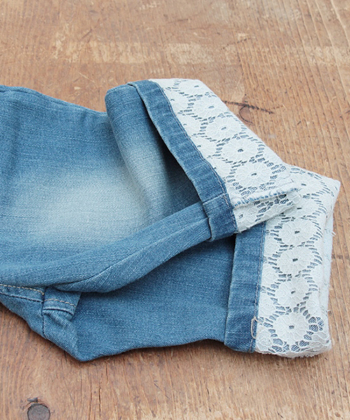 Rora(ローラ)の「キャンディ スキニー(デニムパンツ・キッズ・ワンウォッシュ・90cm/110cm/130cm/100cm/120cm/140cm/150cm)」の18枚目の写真