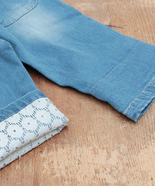 Rora(ローラ)の「キャンディ スキニー(デニムパンツ・キッズ・ワンウォッシュ・90cm/110cm/130cm/100cm/120cm/140cm/150cm)」の19枚目の写真