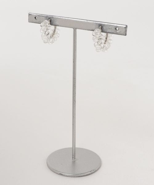 tone(トーン)の「【marinaJEWELRY】SV/Crystal Quartz wrapped earring(イヤリング・レディース・その他・S)」の3枚目の写真