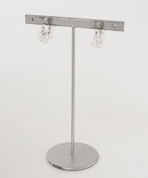 tone(トーン)の「【marinaJEWELRY】SV/Crystal Quartz wrapped earring(イヤリング・レディース・その他・S)」の2枚目の写真