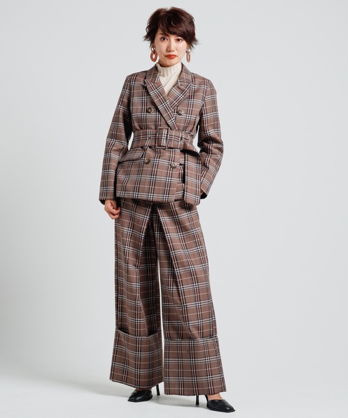 LADYMADE(レディメイド)の「クロスフロントワイドパンツ(その他パンツ・レディース・その他1/その他2/ブラック・FREE)」の14枚目の写真