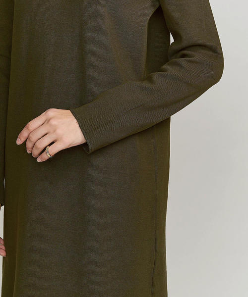 BEAUTY&YOUTH UNITED ARROWS（ビューティーアンドユースユナイテッドアローズ）の「BY テレコマキシワンピース（ワンピース・レディース・ダークブラウン/ブラック/オリーブ・FREE）」の7枚目の写真