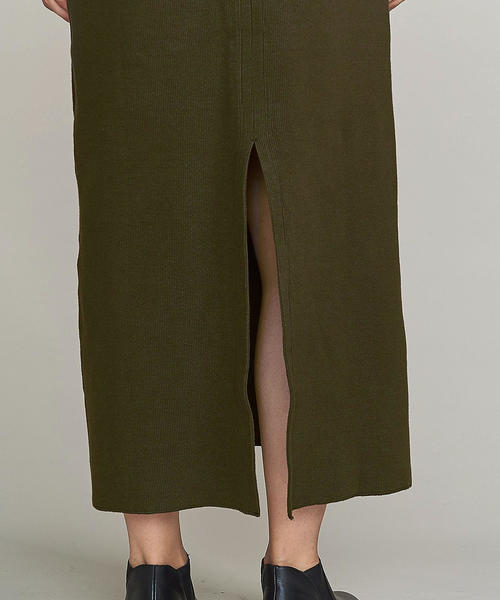 BEAUTY&YOUTH UNITED ARROWS（ビューティーアンドユースユナイテッドアローズ）の「BY テレコマキシワンピース（ワンピース・レディース・ダークブラウン/ブラック/オリーブ・FREE）」の10枚目の写真