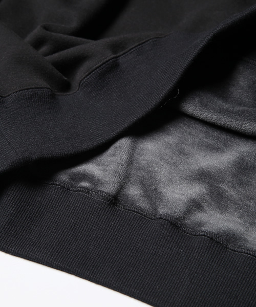 MIDWEST（ミッドウエスト）の「DISCOVERED×MIDWEST別注　ビッグクルーネックスウェット（スウェット・メンズ・ブラック/ネイビー・1/2）」の10枚目の写真