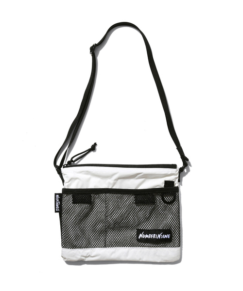 NUMBER (N)INE（ナンバーナイン）の「NUMBER (N)INE x WILD THINGS サコッシュ（ショルダーバッグ・メンズ・ホワイト/ブラック・FREE）」の7枚目の写真