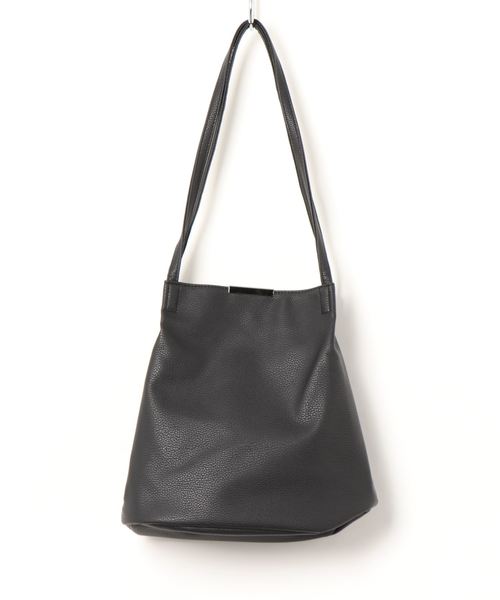 DISCOAT(ディスコート)の「バー金具ショルダーバッグ(ショルダーバッグ・レディース・ブラック/ベージュ/ブラウン/アイボリー・FREE)」の12枚目の写真