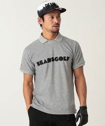 BEAMS GOLF ポロシャツワンピース パイル ボーダー S ゴルフウェア