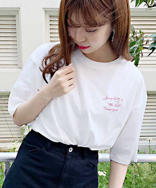 apres jour(アプレジュール)の「アソートプリントBIGTシャツ【ZOZOTOWN限定アイテム】(Tシャツ/カットソー・レディース・ブラック/ブルー/ライトグリーン/ホワイト系その他2/ホワイト系その他3/ホワイト系その他4/ベビーピンク/スミクロ/レッド/ホワイト系その他・フリー)」の18枚目の写真