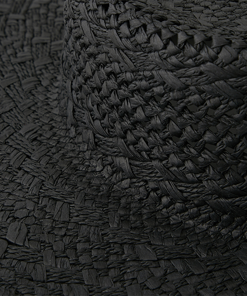 AZUL by moussy（アズールバイマウジー）の「WIDE BRIM BOATER/ワイドブリムボーターハット（ハット・レディース・ブラック/ベージュ・FREE）」の12枚目の写真