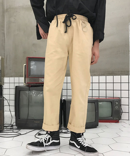 MGV（エムジーヴィー）の「【MGV】ダブルリングテーパードリラックスパンツ（その他パンツ・メンズ・グレー/ブラック/ベージュ・MEDIUM/LARGE）」の4枚目の写真