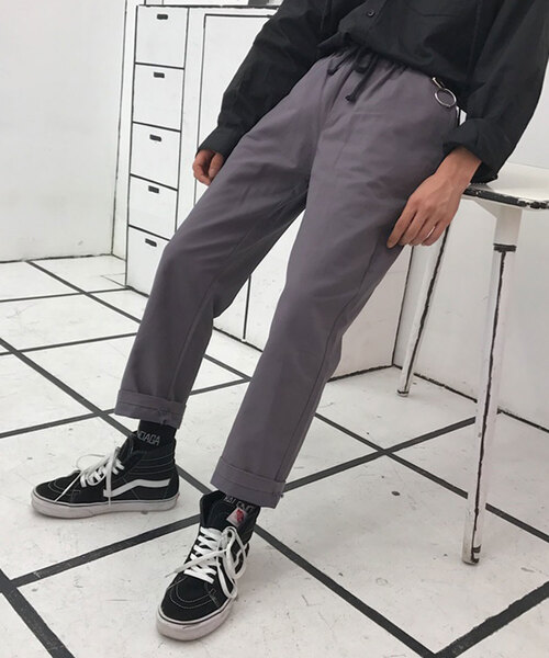 MGV（エムジーヴィー）の「【MGV】ダブルリングテーパードリラックスパンツ（その他パンツ・メンズ・グレー/ブラック/ベージュ・MEDIUM/LARGE）」の9枚目の写真
