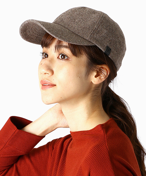 COMME CA ISM（コムサイズム）の「ツイードキャップ（キャップ・レディース・ブラック/ブラウン/グレー・FREE）」の3枚目の写真