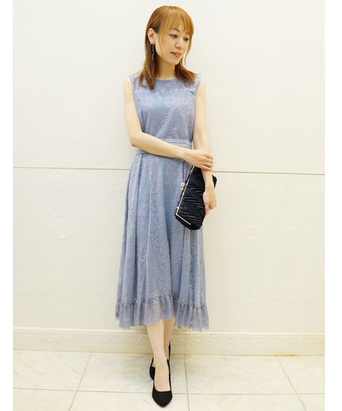 Passe レッセパッセ のファッション Laisse セール 総ロングワンピース ワンピース 結婚式 二次会 お呼ばれワンピース 婚活 ワンピース Laisse