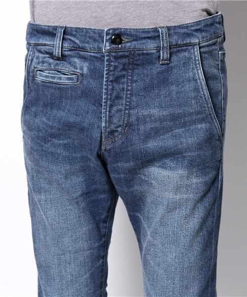 NANO universe（ナノユニバース）の「加工デニムトラウザーズ（デニムパンツ・メンズ・ブルー/インディゴブルー・SMALL/MEDIUM/LARGE/X-LARGE）」の7枚目の写真