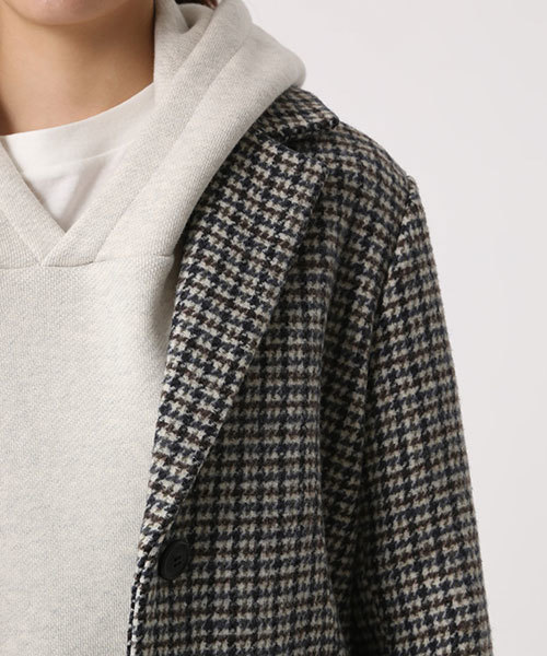 AZUL by moussy（アズールバイマウジー）の「CHESTR COAT/チェスターコート（チェスターコート・レディース・ブラック/カーキ/ブラック系その他/ライトベージュ・SMALL/MEDIUM/LARGE）」の7枚目の写真