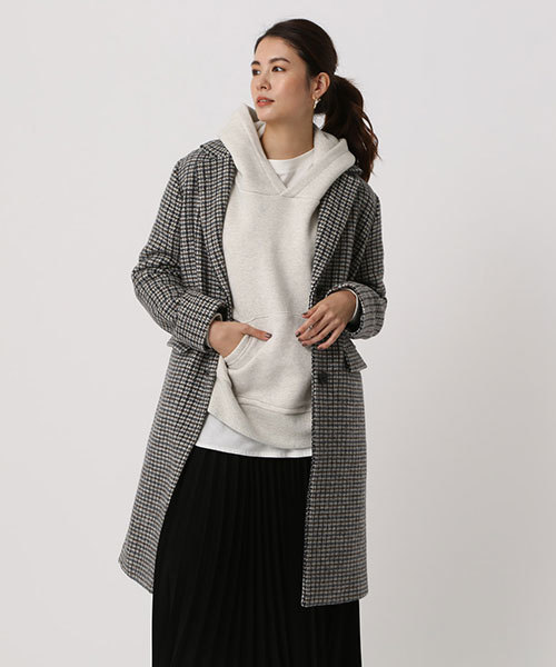 AZUL by moussy（アズールバイマウジー）の「CHESTR COAT/チェスターコート（チェスターコート・レディース・ブラック/カーキ/ブラック系その他/ライトベージュ・SMALL/MEDIUM/LARGE）」の10枚目の写真