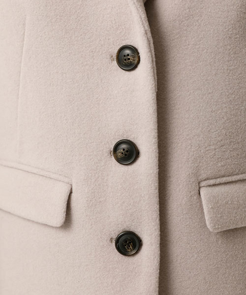 AZUL by moussy（アズールバイマウジー）の「CHESTR COAT/チェスターコート（チェスターコート・レディース・ブラック/カーキ/ブラック系その他/ライトベージュ・SMALL/MEDIUM/LARGE）」の16枚目の写真