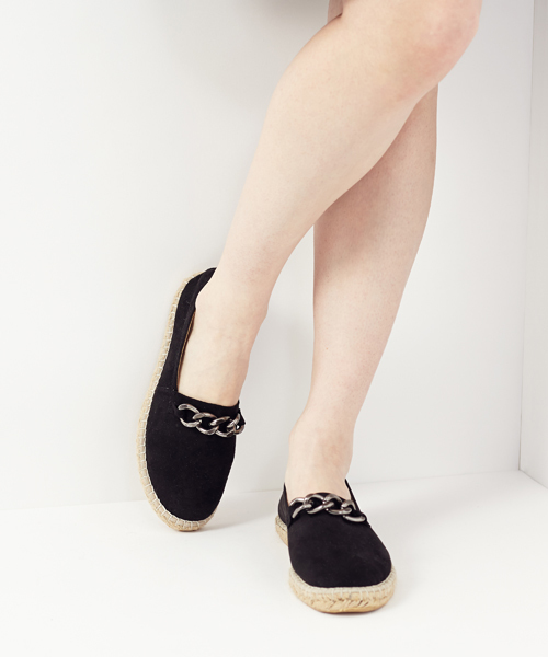 Another Edition(アナザーエディション)の「AE Chain SlipOn ◆(その他シューズ・レディース・ホワイト/ブラック/ベージュ・LARGE/SMALL/MEDIUM)」の1枚目の写真