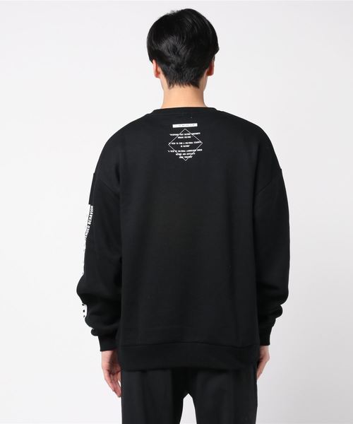 WEGO（ウィゴー）の「WEGO/Photographプルオーバー（スウェット・メンズ・パープル/ブラック/ブラック系その他/ホワイト・LARGE/MEDIUM）」の15枚目の写真