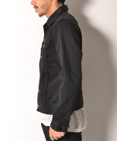 AMERICAN RAG CIE(アメリカンラグシー)の「LEE × AMERICAN RAG CIE 別注ストレッチウェスターナジャケット∴(デニムジャケット・メンズ・ホワイト/ブラック・SMALL/LARGE/MEDIUM)」の4枚目の写真