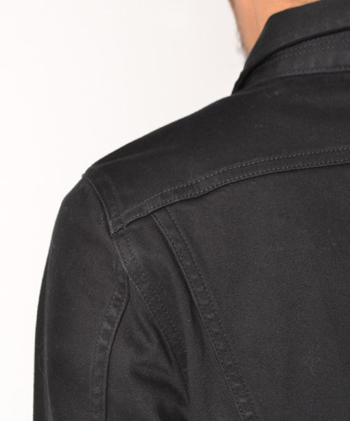 AMERICAN RAG CIE(アメリカンラグシー)の「LEE × AMERICAN RAG CIE 別注ストレッチウェスターナジャケット∴(デニムジャケット・メンズ・ホワイト/ブラック・SMALL/LARGE/MEDIUM)」の7枚目の写真