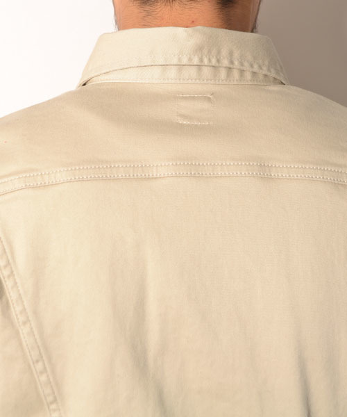 AMERICAN RAG CIE(アメリカンラグシー)の「LEE × AMERICAN RAG CIE 別注ストレッチウェスターナジャケット∴(デニムジャケット・メンズ・ホワイト/ブラック・SMALL/LARGE/MEDIUM)」の19枚目の写真