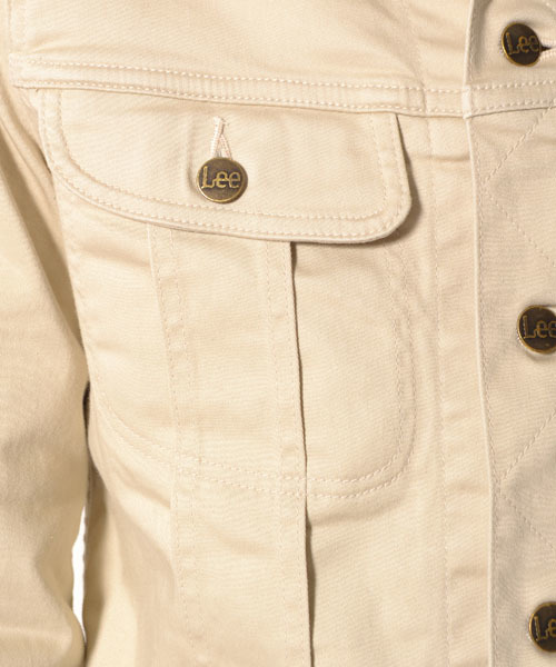 AMERICAN RAG CIE(アメリカンラグシー)の「LEE × AMERICAN RAG CIE 別注ストレッチウェスターナジャケット∴(デニムジャケット・メンズ・ホワイト/ブラック・SMALL/LARGE/MEDIUM)」の14枚目の写真