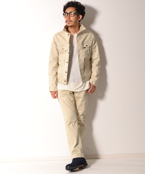 AMERICAN RAG CIE(アメリカンラグシー)の「LEE × AMERICAN RAG CIE 別注ストレッチウェスターナジャケット∴(デニムジャケット・メンズ・ホワイト/ブラック・SMALL/LARGE/MEDIUM)」の9枚目の写真
