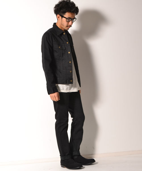 AMERICAN RAG CIE(アメリカンラグシー)の「LEE × AMERICAN RAG CIE 別注ストレッチウェスターナジャケット∴(デニムジャケット・メンズ・ホワイト/ブラック・SMALL/LARGE/MEDIUM)」の10枚目の写真