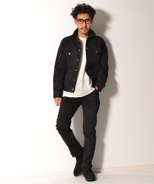AMERICAN RAG CIE(アメリカンラグシー)の「LEE × AMERICAN RAG CIE 別注ストレッチウェスターナジャケット∴(デニムジャケット・メンズ・ホワイト/ブラック・SMALL/LARGE/MEDIUM)」の12枚目の写真